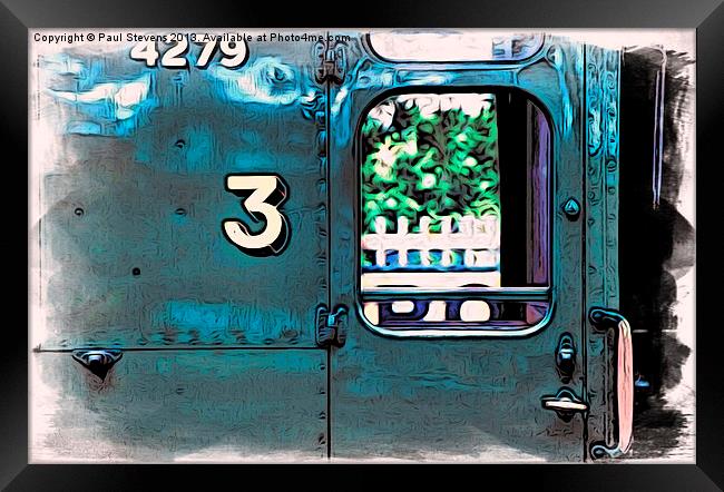 Train 4279 Framed Print by Paul Stevens