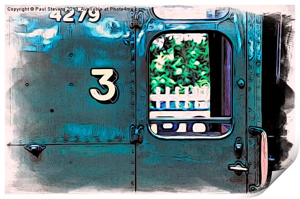 Train 4279 Print by Paul Stevens
