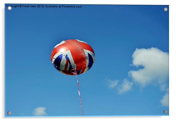 Jubilee balloon rising high Acrylic by Frank Irwin