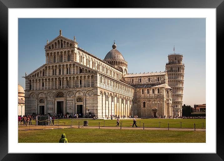 Duomo di Pisa and Torre Pendente Framed Mounted Print by Stephen Mole