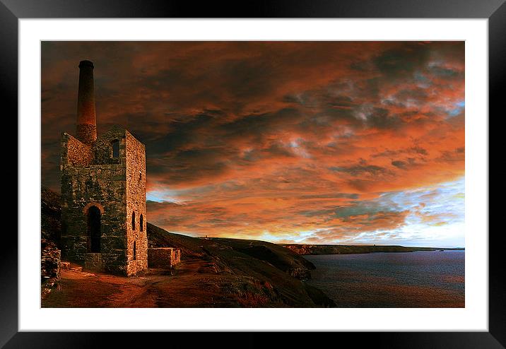 Towanroath Sunset Framed Mounted Print by Nigel Hatton