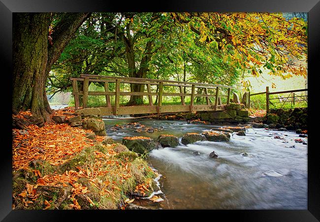 Autumn In Beresford Dale Framed Print by Steve Wilcox