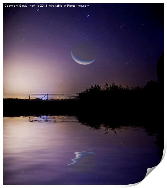 moonlight Print by paul neville
