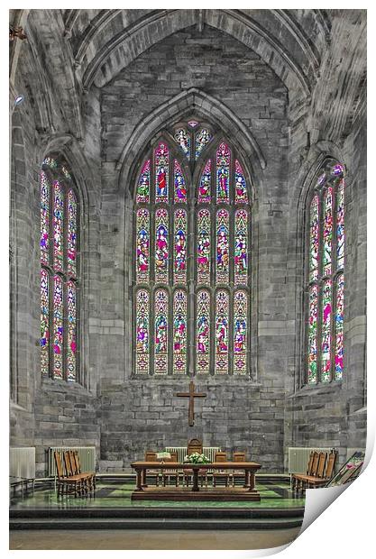 Holy Rude Church Stirling Print by Tylie Duff Photo Art