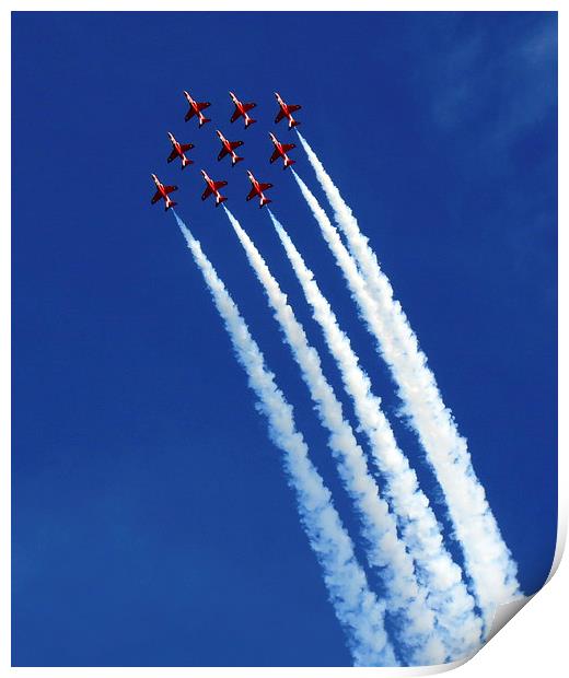 Red Arrows Print by Scott Anderson