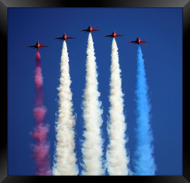 Red Arrows Framed Print by Scott Anderson