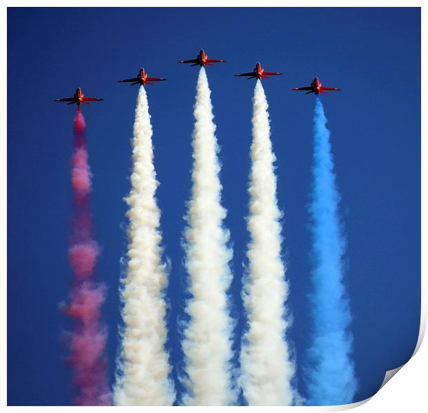 Red Arrows Print by Scott Anderson