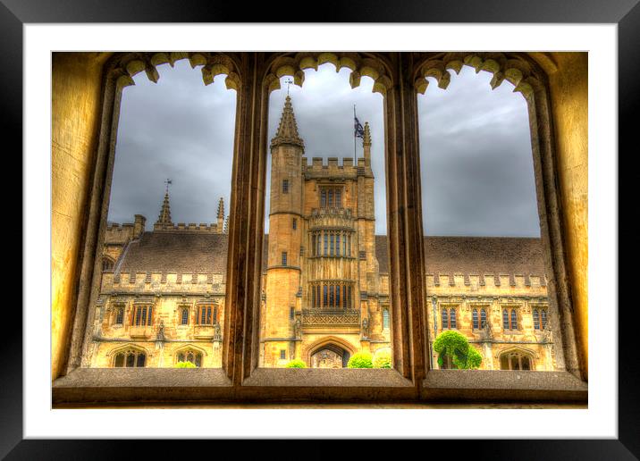 Magdalen College Oxford UK Framed Mounted Print by Gurinder Punn