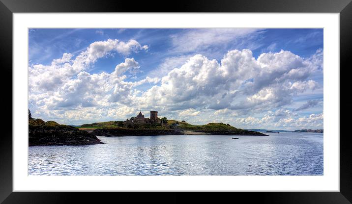 First View of Inchcolm Abbey Framed Mounted Print by Tom Gomez