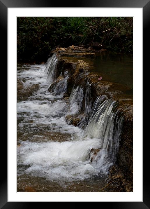 Falls On Masons Creek Framed Mounted Print by Graham Palmer