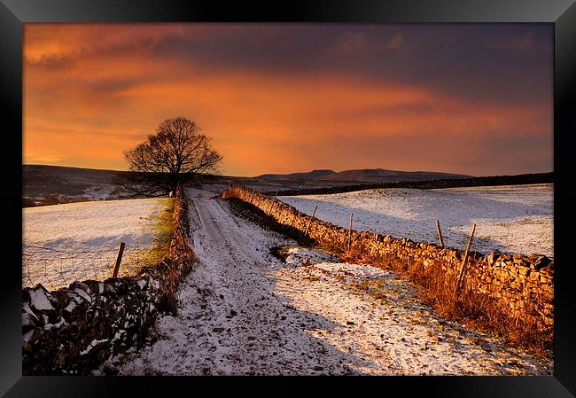A dales way Framed Print by Robert Fielding