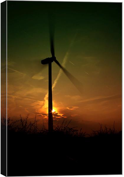 Wind Power Canvas Print by Nigel Hatton