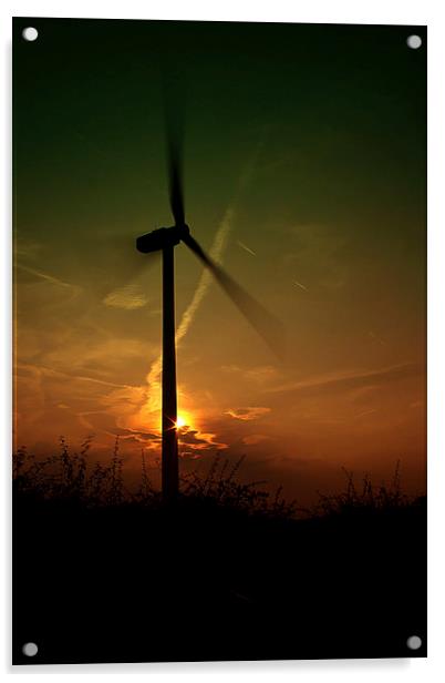 Wind Power Acrylic by Nigel Hatton