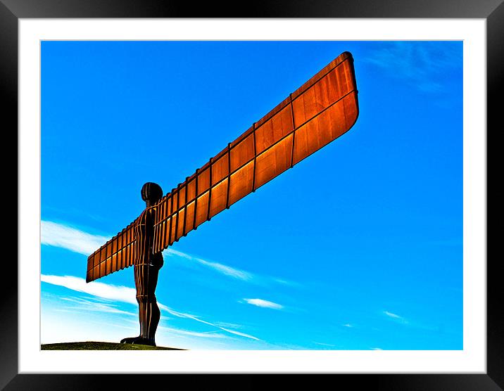 Angel of the North Framed Mounted Print by George Young
