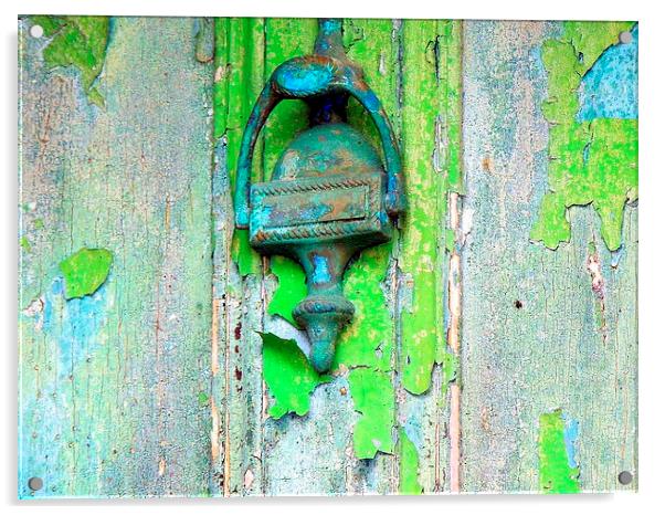 Behind the Green Door Acrylic by Laura McGlinn Photog