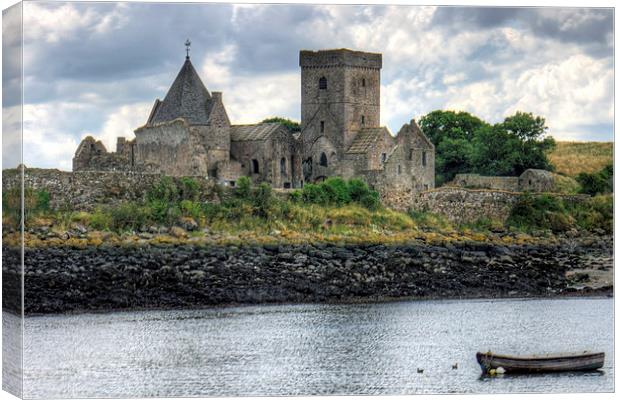 The Abbey at Inchcolm Canvas Print by Tom Gomez