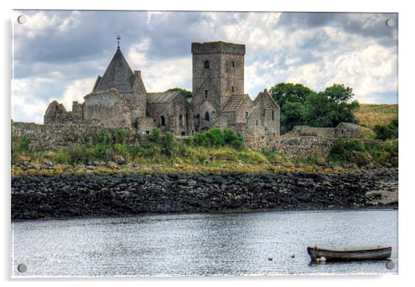 The Abbey at Inchcolm Acrylic by Tom Gomez