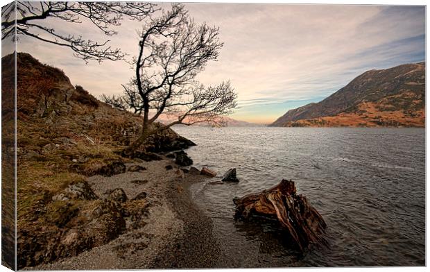 Ullswater Afternoon Canvas Print by John Hare