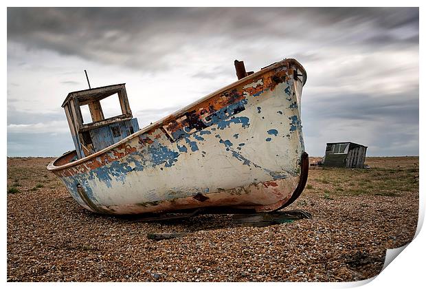 The Trawler, Dungeness Print by Dave Turner