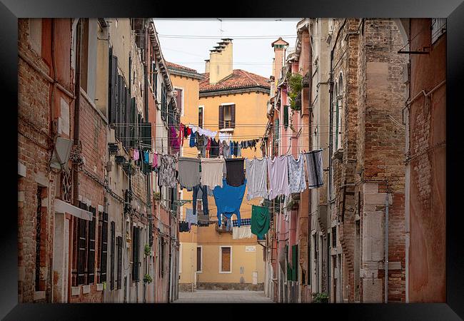 Hung out to dry Framed Print by Steve Hughes