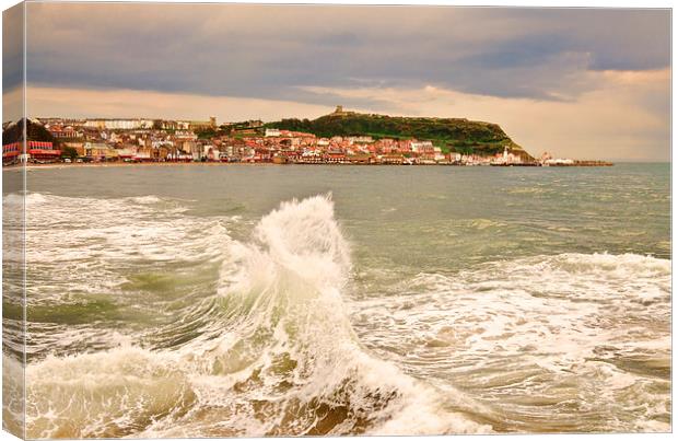 South Bay Scarborough Canvas Print by John Hare