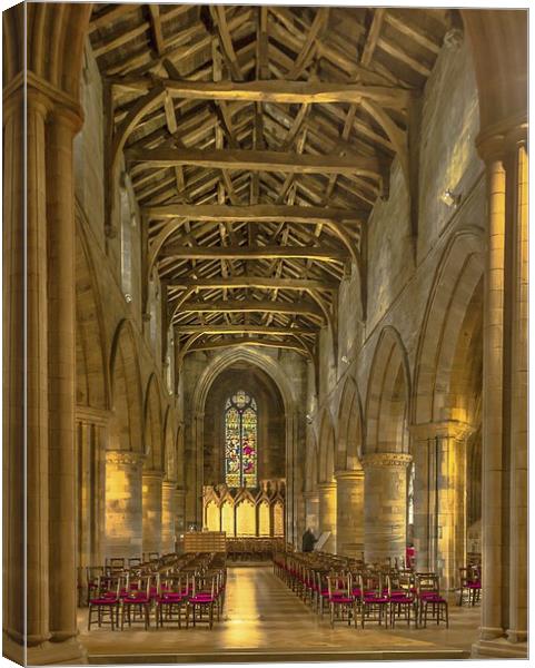 Holy Rude Church Stirling Canvas Print by Tylie Duff Photo Art