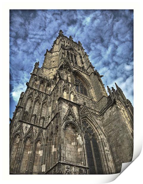 York Minster in colour Print by CHRIS ANDERSON