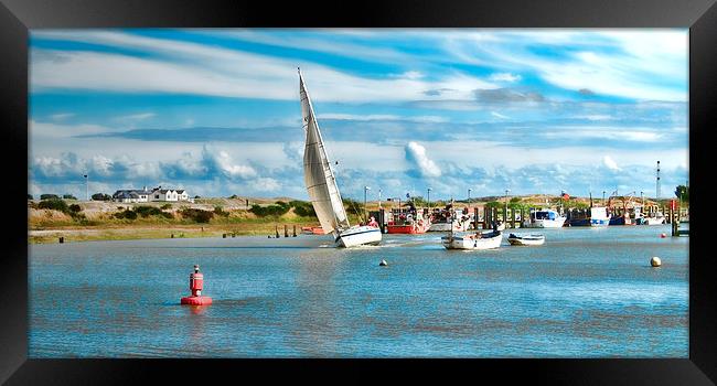 River Rother Framed Print by Sharon Lisa Clarke