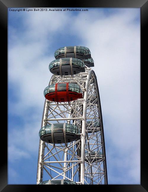 London Eye Framed Print by Lynn Bolt