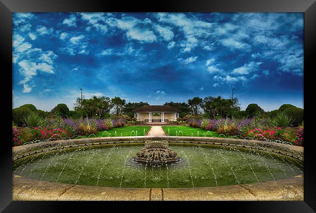THE FOUNTAIN Framed Print by Rob Toombs