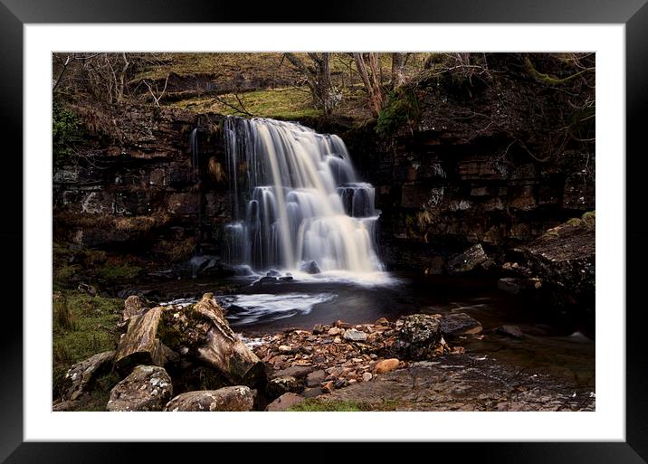 East Gill Force Framed Mounted Print by John Hare