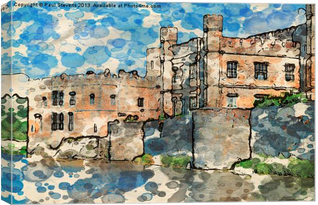 Leeds Castle -01 Canvas Print by Paul Stevens