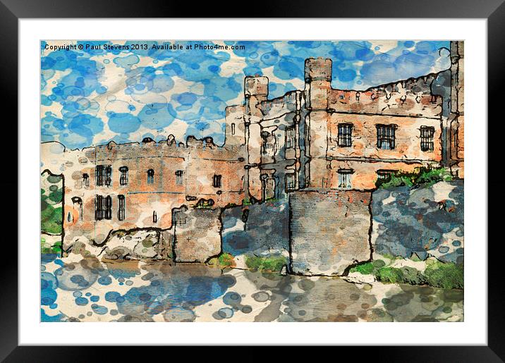 Leeds Castle -01 Framed Mounted Print by Paul Stevens
