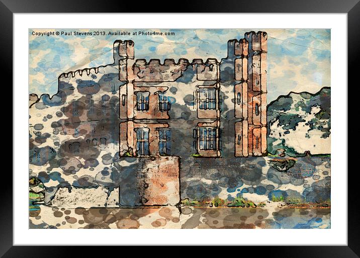 Leeds Castle -02 Framed Mounted Print by Paul Stevens