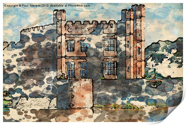 Leeds Castle -02 Print by Paul Stevens