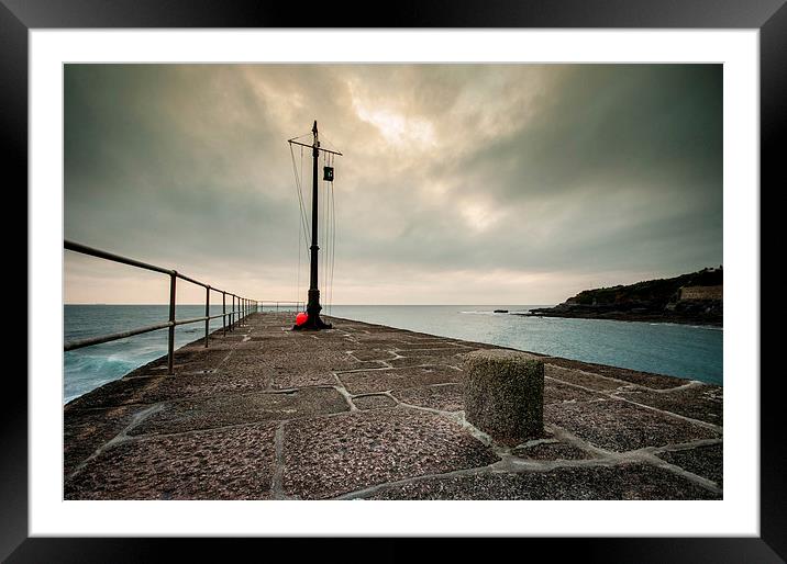 Porthleven, Cornwall Framed Mounted Print by Leighton Collins