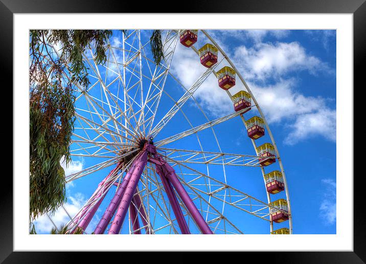 The Big Wheel Framed Mounted Print by Roger Green