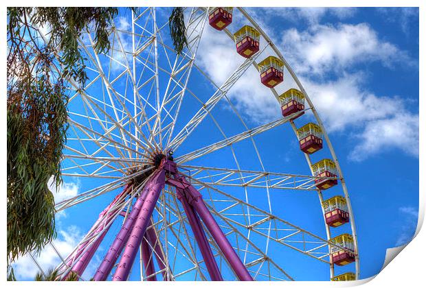 The Big Wheel Print by Roger Green