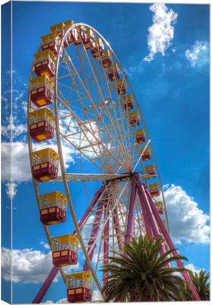 The Big Wheel Canvas Print by Roger Green
