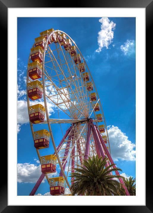 The Big Wheel Framed Mounted Print by Roger Green