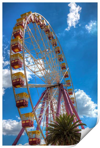The Big Wheel Print by Roger Green