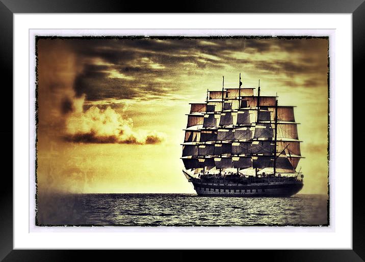 Royal Clipper Framed Mounted Print by Scott Anderson