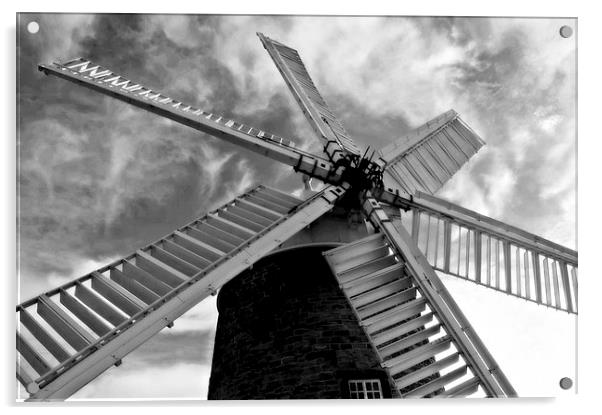 Heage Windmill Acrylic by leonard alexander