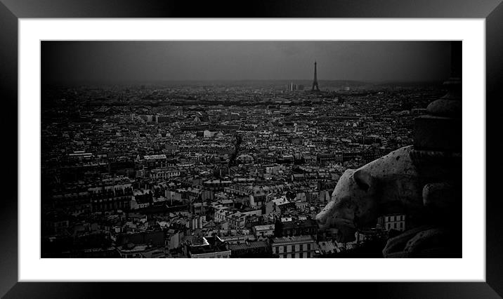 Paris Framed Mounted Print by Thomas Seear