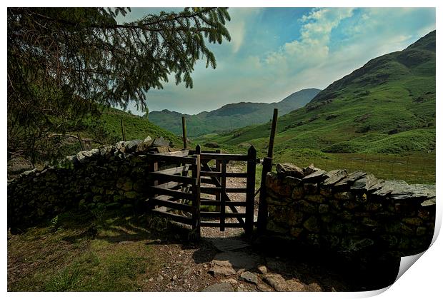 Langdale Valley Print by John Hare
