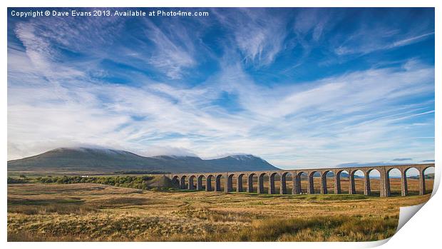Ribblehead Viaduct Print by Dave Evans