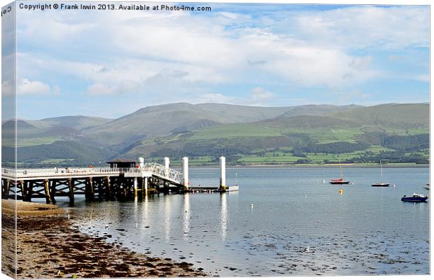 Beaumaris Town, a harbour Canvas Print by Frank Irwin