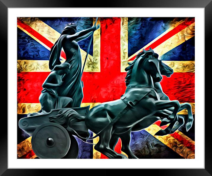 Rule Britannia Framed Mounted Print by Paul Stevens