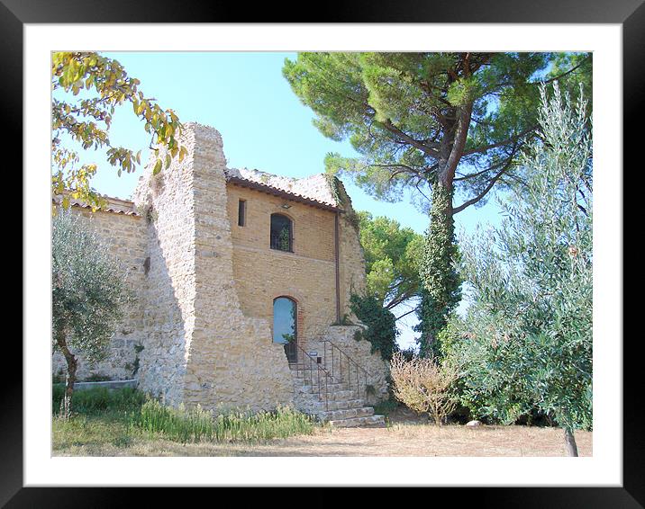 Tuscan Scenes Framed Mounted Print by David Jackson