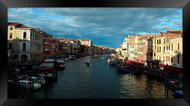 Morning in Venice Framed Print by barbara walsh